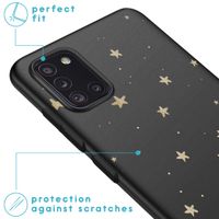 imoshion Design hoesje Samsung Galaxy A31 - Sterren / Zwart