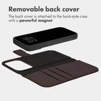 imoshion Detachable 2-in-1 Luxury Bookcase Apple iPhone 18 Pro Max / 17 Pro Max - Brown