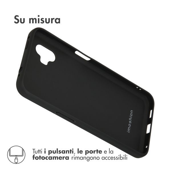 imoshion Color Backcover Samsung Galaxy Xcover 6 Pro - Zwart