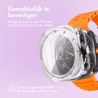 imoshion Full Cover Hardcase Samsung Galaxy Watch Ultra (2024/2025) - Transparant