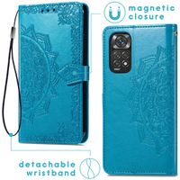 imoshion Mandala Bookcase Xiaomi Redmi Note 11 (4G) / Note 11S (4G) - Turquoise