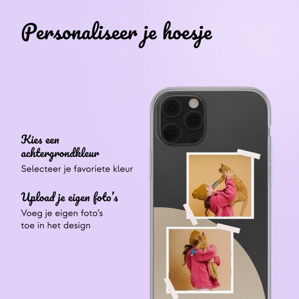 Gepersonaliseerd hoesje met filmrol N°2 iPhone 12 (Pro) - Transparant