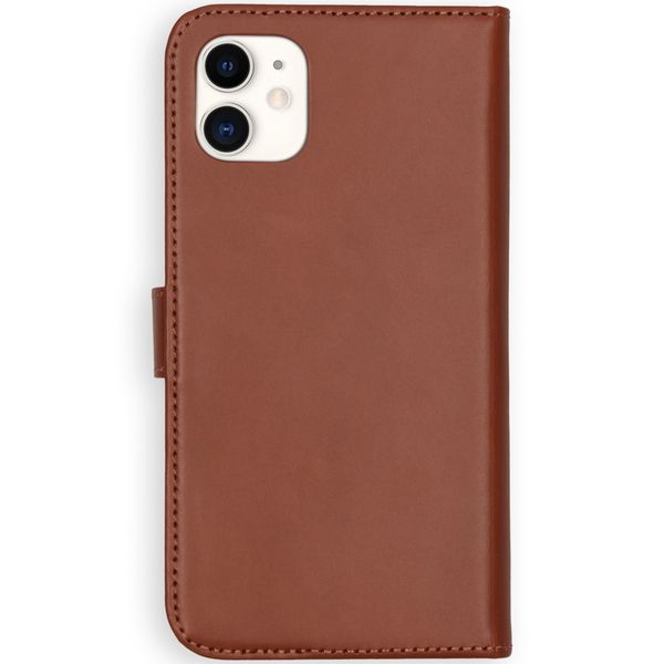 Selencia Echt Leren Bookcase Apple iPhone 11 - Lichtbruin