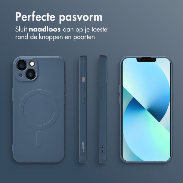 imoshion Color Backcover met MagSafe Apple iPhone 13 - Donkerblauw
