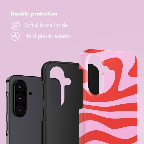 Selencia Vivid Back Cover Samsung Galaxy A37 (5G) - Dream Swirl Pink