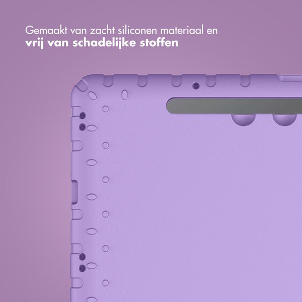 imoshion Kidsproof Backcover met handvat Samsung Galaxy Tab S11 / S9 11.0 inch / S10 Lite / S10 FE / S9 FE 10.9 inch - Lila