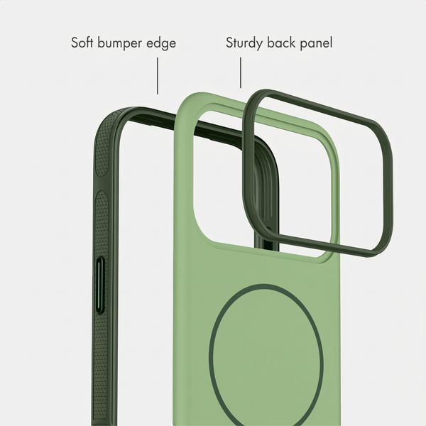 imoshion Color Backcover with Thin MagSafe Ring Apple iPhone 18 Pro / 17 Pro - Dark Green