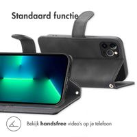 imoshion Bookcase met koord Apple iPhone 12 (Pro) - Zwart