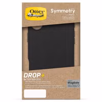 OtterBox Symmetry Cactus leren Backcover met MagSafe Apple iPhone 16 Plus - Noir Ash