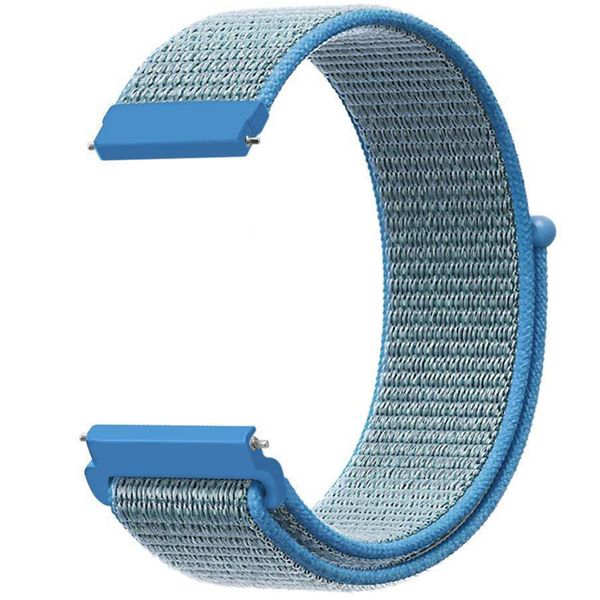 imoshion Nylon bandje Samsung Galaxy Watch 4 / 5 / 6 / 7 / FE (20 mm) - Blauw