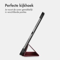 imoshion Trifold Bookcase Samsung Galaxy Tab A11 Plus - Bordeaux
