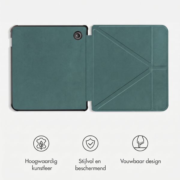 imoshion Vouwbare Bookcase Kobo Libra Colour - Donkergroen
