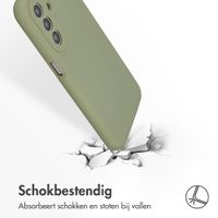 Accezz Liquid Silicone Backcover Samsung Galaxy A27 (5G) - Cooper Green