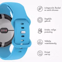 imoshion Siliconen⁺ bandje Google Pixel Watch 3 / 4 (45 mm) - Maat S - Blauw