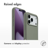 Accezz Liquid Silicone Back Cover with MagSafe Apple iPhone 17 Pro Max - Cooper Green