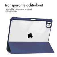 imoshion Trifold Hardcase Bookcase iPad Pro 13 (2024) M4 - Donkerblauw