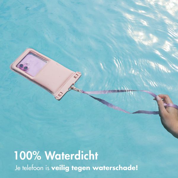 imoshion Floating Waterproof Pouch - Universeel waterdicht telefoonhoesje - Roze
