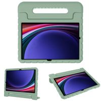 imoshion Kidsproof Backcover met handvat Samsung Galaxy Tab S11 / S9 11.0 inch / S10 Lite / S10 FE / S9 FE 10.9 inch - Olive Green