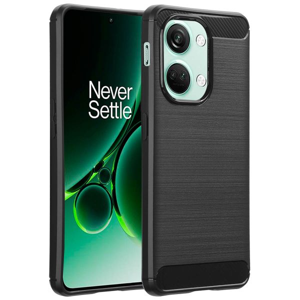 imoshion Brushed Backcover OnePlus Nord 3 - Zwart