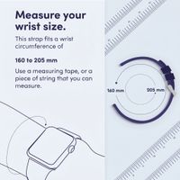 imoshion Nylon Strap Samsung Galaxy Watch 9 (40/44mm) / Watch 8 (40/44mm) / Classic (46mm) - Black
