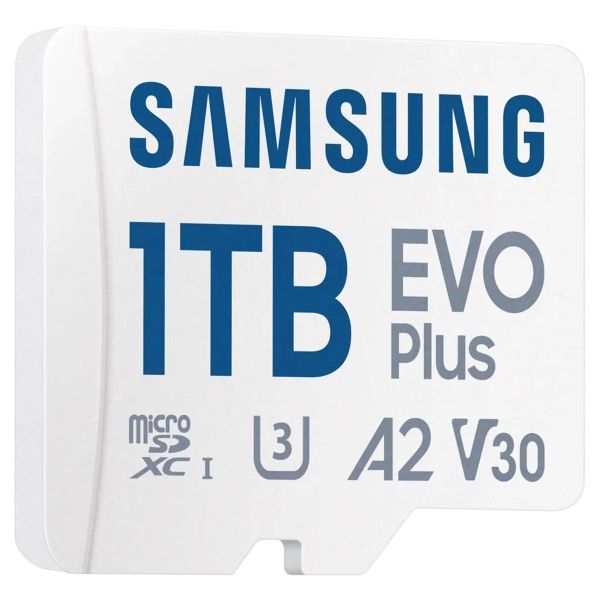 Samsung EVO Plus microSD 2024 - 1TB - inclusief SD Adapter - UHS-I/U3/Full HD/4K UHD