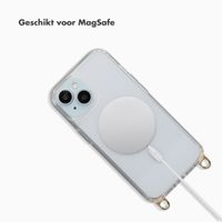 Selencia Rivièra MagSafe Backcover met afneembare haakjes Apple iPhone 15 - Transparant