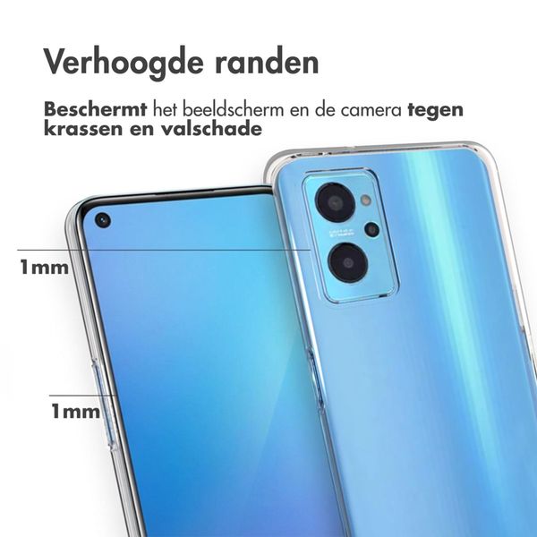 Accezz Clear Backcover Realme 9i - Transparant