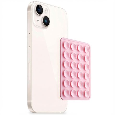 Selencia 2-Pack Telefoonhouder Zuignap - Lichtroze