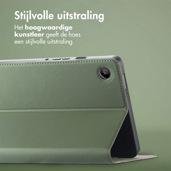 Accezz Classic Tablet Case Samsung Galaxy Tab A9 8.7 inch - Groen