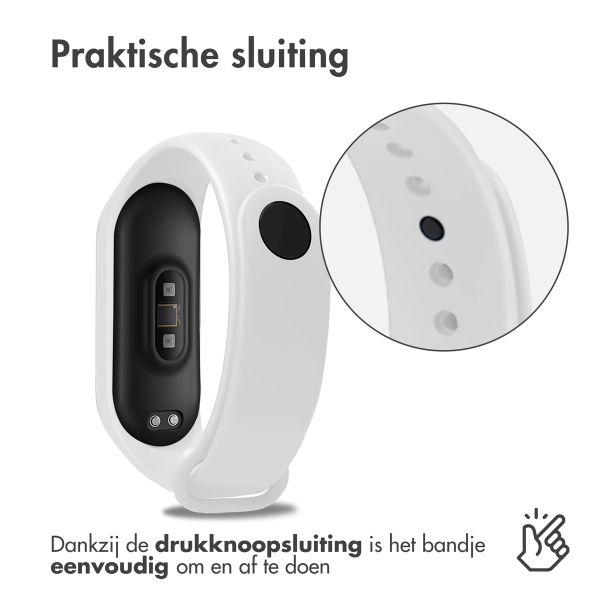 imoshion Siliconen bandje Xiaomi Mi Band 3 / 4 - Wit