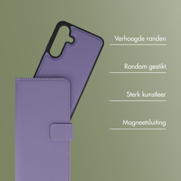 imoshion Uitneembare 2-in-1 Luxe Bookcase Samsung Galaxy S24 FE - Paars