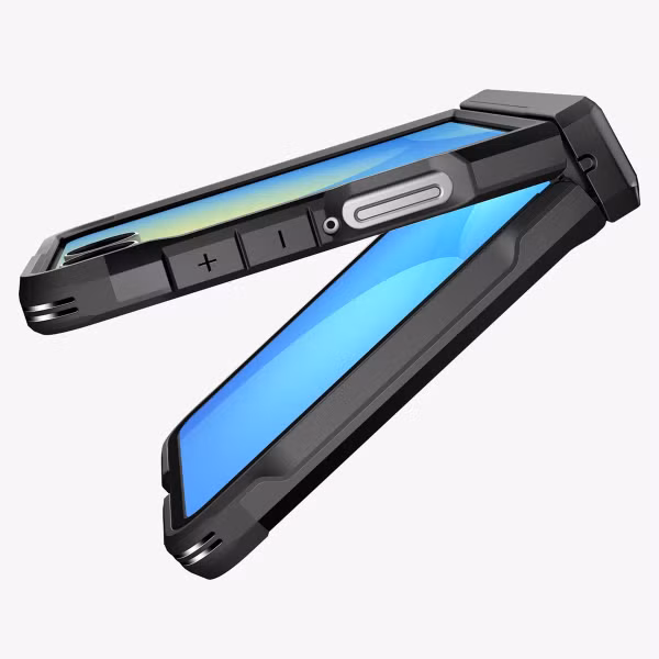 Spigen Tough Armor Pro Backcover MagFit Samsung Galaxy Z Flip 7 - Zwart