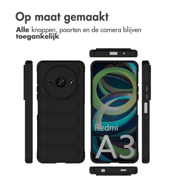 imoshion EasyGrip Backcover Xiaomi Redmi A3 - Zwart