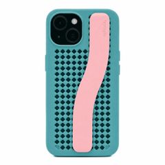 Callbuddy Hoesje met Strap Apple iPhone 17e / 16e / 15 / 14 / 13 - Miami Vice