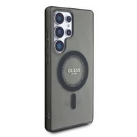 Guess MagSafe IML Rhinestones Case Samsung Galaxy S25 Ultra - Zwart