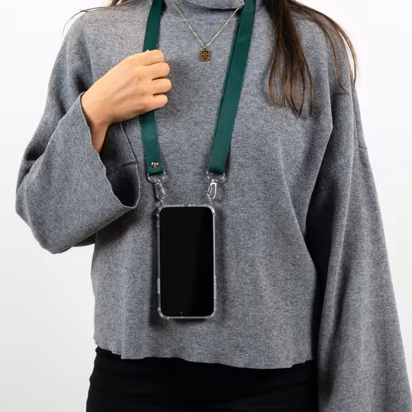 imoshion Backcover met koord - Nylon iPhone 8 Plus / 7 Plus - Groen
