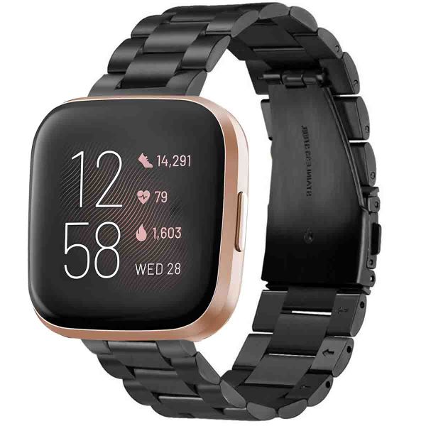 imoshion Stalen bandje Fitbit Versa 2 / Versa Lite - Zwart