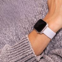 imoshion Nylon geweven bandje Apple Watch Series 1 t/m 11 / SE / Ultra (44/45/46/49 mm) - Wit