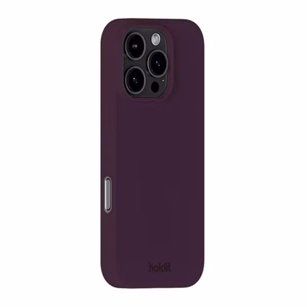 Holdit Silicone Case Apple iPhone 16 Pro - Deep Plum