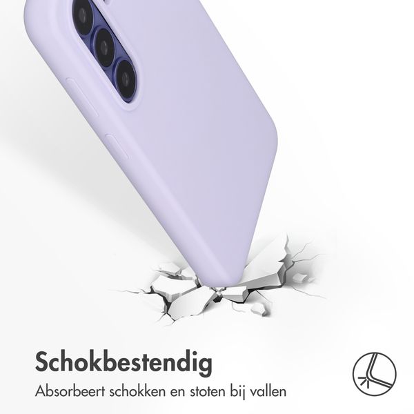 Accezz Liquid Silicone Backcover met MagSafe Samsung Galaxy S26 - Paars