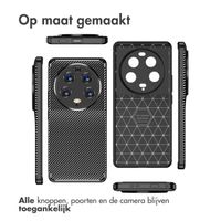 imoshion Carbon Softcase Backcover Xiaomi 13 Ultra - Zwart