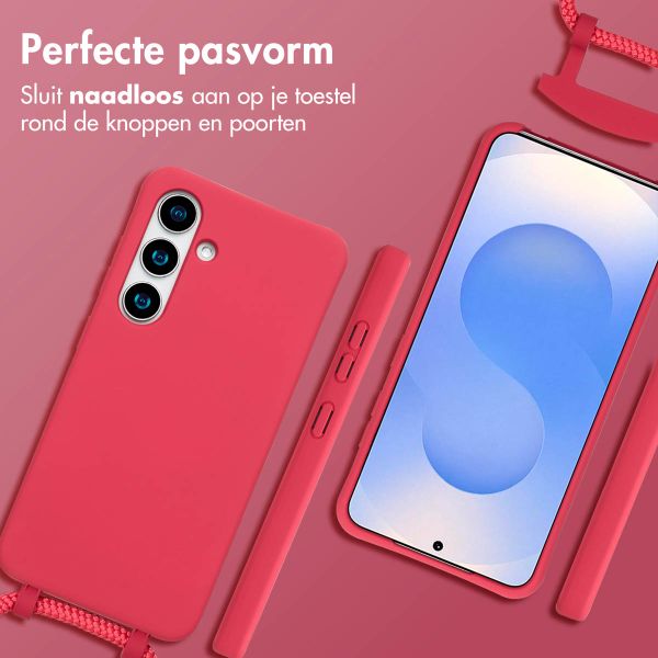 imoshion Color Backcover met afneembaar koord MagSafe Samsung Galaxy S24 / S25 - Red Raspberry