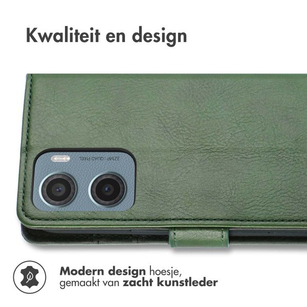 imoshion Luxe Bookcase Motorola Moto G05 / E15 - Groen