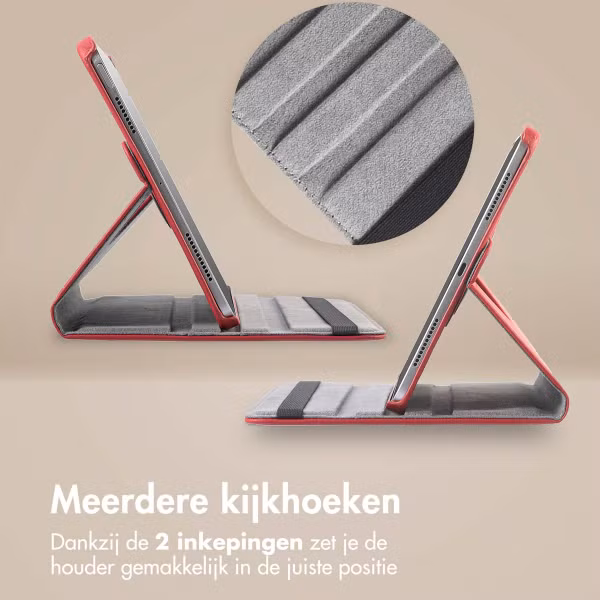 imoshion 360° draaibare Bookcase Apple iPad 6 (2018) 9.7 inch / iPad 5 (2017) 9.7 inch - Donkerrood