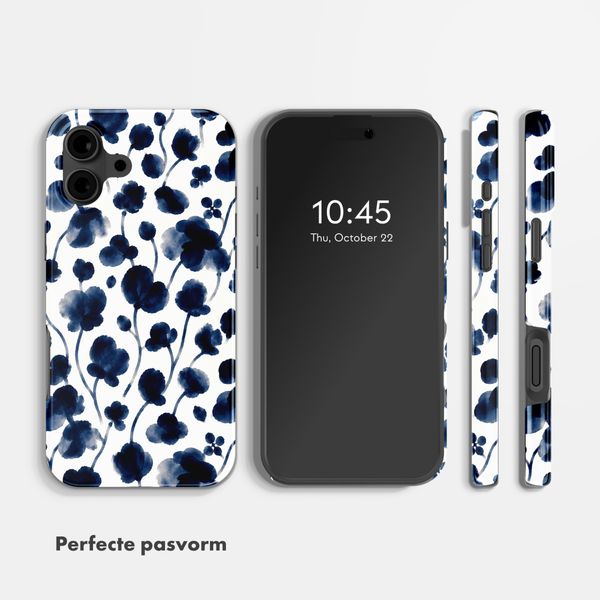 Selencia Vivid Backcover met MagSafe Apple iPhone 16 - Midnight Blossom