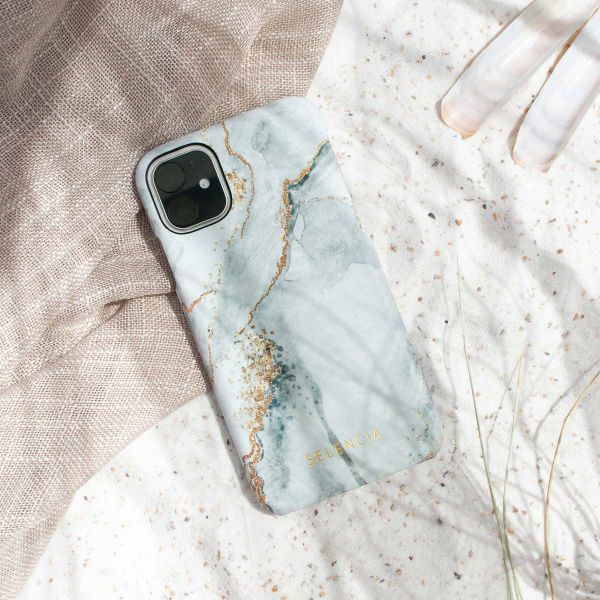 Selencia Maya Fashion Backcover iPhone 13 Pro Max - Marble Stone