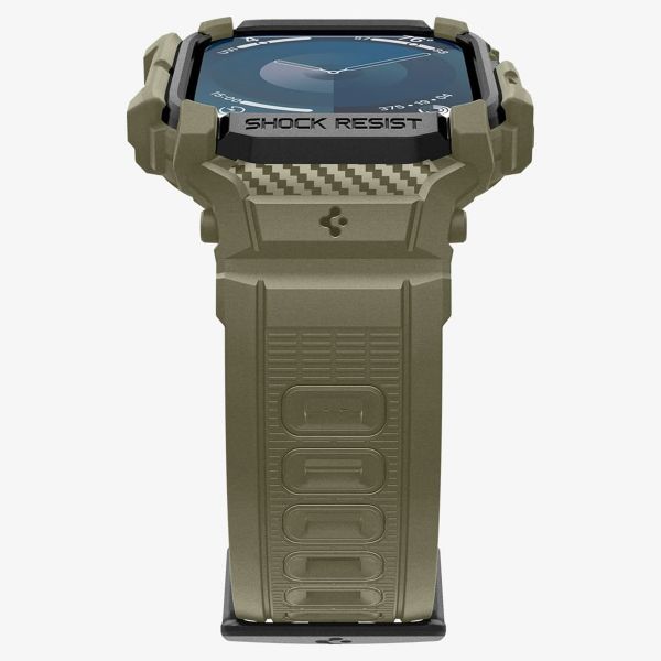 Spigen Rugged Armor™ Pro Case Apple Watch Series 10 / 11 - 46 mm - Vintage Khaki