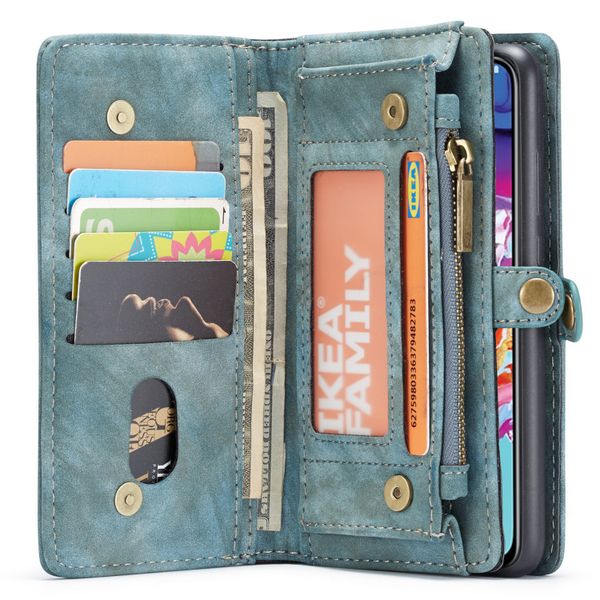 CaseMe Luxe Lederen 2 in 1 Portemonnee Bookcase Samsung Galaxy A70