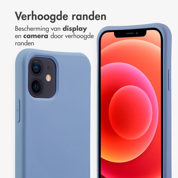 imoshion Color Backcover met afneembaar koord MagSafe Apple iPhone 12 (Pro) - Ash Blue