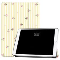 imoshion Design Trifold Bookcase Apple iPad 9 (2021) 10.2 inch / iPad 8 (2020) 10.2 inch / iPad 7 (2019) 10.2 inch - Garden Stripes
